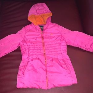 Pacific Trail Pink and Orange Puff Jacket